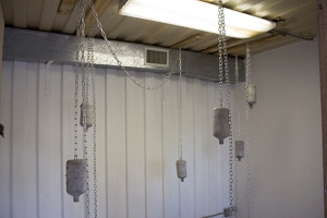 The Weight of Your Gifts (Bottles), Chains, Cement, 2015